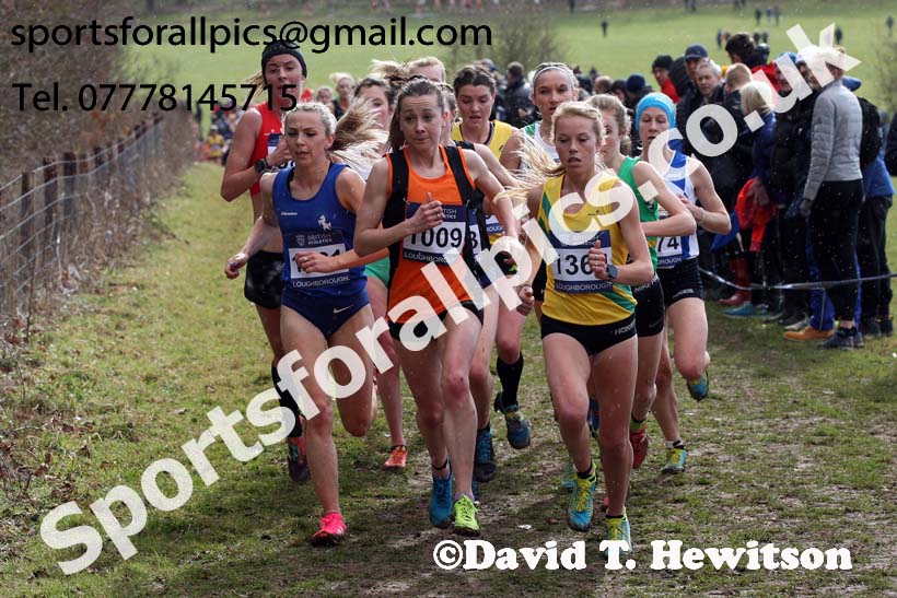 Senior womens 2019 British Athletics Inter Counties Cross Country, Prestwood Hall, Loughborough. Photo:  David T. Hewitson/Sports for All Pics